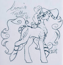 Crow's Feather (Pony Version of Crow Fischer) Crow's Feather (Pony Version of Crow Fischer)